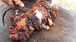 Tacos de (cabeza de lomo)de puerco con salsa tailandesa con el toque especial del amigo borrego