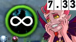 Abuse infinite Shadow Realm Dark Willow 7.33с