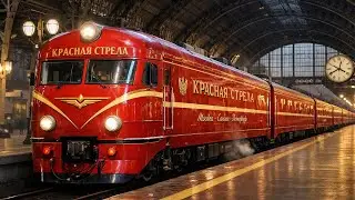 КРАСНАЯ СТРЕЛА &mdash; ЛЕГЕНДА РОССИИ НА РЕЛЬСАХ 🚆😱 Самый КУЛЬТОВЫЙ Поезд СССР и РФ