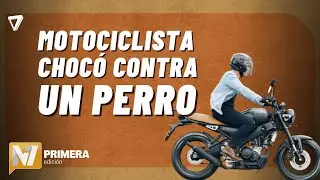 AHORA: un motociclista CHOC&Oacute; contra un PERRO en Maip&uacute;