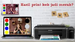 Setting Printer Epson Warna Tinta Kemerahan