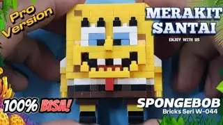 Merakit santai Lego Bricks Spongebob seri W-044