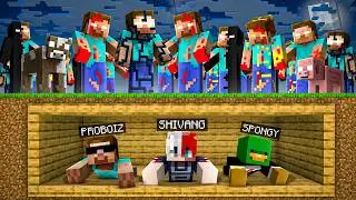 WE MADE BUNKER TO SURVIVE HEROBRINE ATTACK IN MINECRACT 😱 !!
