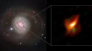 Ученые обнаружили сверхмассивную черную дыру, скрывающуюся в толще космической пыли
