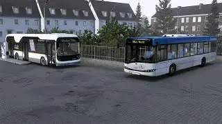 ETS2 1.47 Convoy Multiplayer BlueBus-Electric/Solaris Urbino III (Nürnberg 🇩🇪-München 🇩🇪)