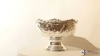 Vintage Large Silver Plated Champagne Cooler Punch Bowl 20th Century
