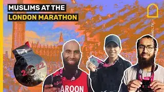 MUSLIMS AT THE LONDON MARATHON