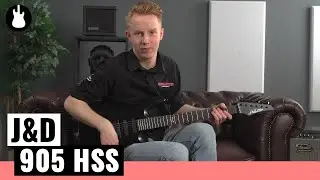 Rock bis Metal  |J & D 905 HSS Bat Mark Perfekte Rock/Metalgitarre f&uuml;r Anf&auml;nger | MUSIC STORE