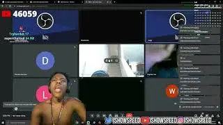 @IShowSpeed starts a google meet 10/9/22