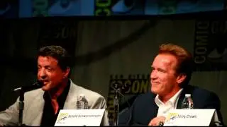 Arnold Schwarzenegger quotes Conan the Barbarian - Expendables 2 - Comic-Con 2012