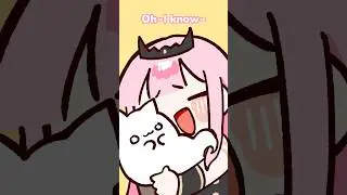 cat has entered the studio #shorts #anime #hololive #vtuber #envtuber #animation