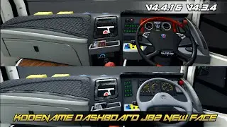 UPDATE KODENAME NEW FACE KODENAME DASHBOARD CARBON JB2 NEW FACE V4.41 & V4.3.4 | UPDATE BUSSID