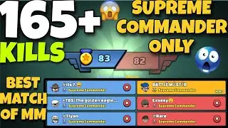 165+kills in 1 match|Supreme Commander only|Mini militia|Best match of mini militia|Op gameplay|da2|