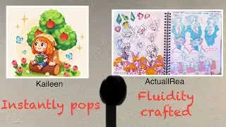 Why I love ActuallyRea’s art: an analysis of their PRISM reboot sketchbook tour