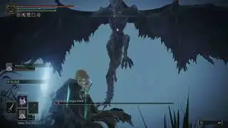 Eldenring meteor cheese on Glintstone dragon Adula.