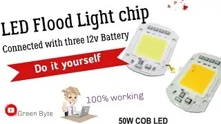 LED Flood Light  Chip 50W 4000LM Warm White