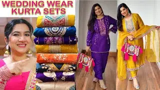 Flipkart Wedding and Festive Wear Kurta Set Haul /Party wear Haul#fashion #trending #flipkart