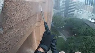 Rope Access Power Washing (part 2)