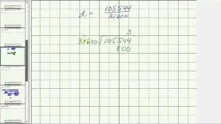 Ex: Solve a Two Step Equation With Decimals (Clear Decimals)