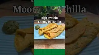 Craving something nutritious and delicious? Try our High Protein Moong Dal Chilla!