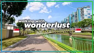 A SUNNY WALK ON THE SUNNY ISLAND ACROSS THE SEA! // SINGAPORE WALKING TOUR 4K KALLANG PARK CONNECTOR