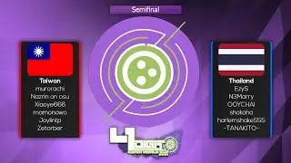 4CWC 2021 Semifinals : Taiwan vs Thailand
