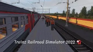 Trainz Railroad Simulator 2022  Рабочая электричка   #trainz22
