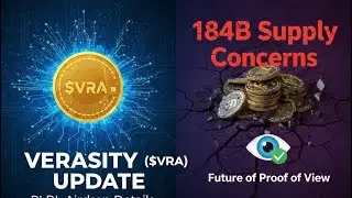 Обновление по Verasity ($VRA): подробности аирдропа PLRL, проблемы с поставками 184B и будущее POV.