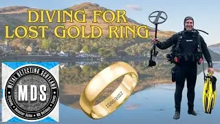 Scuba Diving for lost gold ring in Loch Long