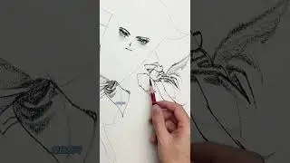 #animeart #drawing #illustrationnation #animeartist #art #animeeart #sketchbook #sketch #anime