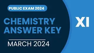 Plus One Public Exam March 2024 Chemistry Complete Answer Key ✅