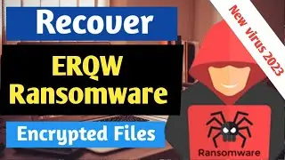 Recover Erqw Ransomware encrypted files | .Erqw file recovery Guide 2022