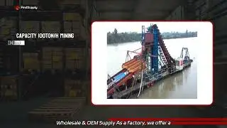 China Manufacturer of Bucket Type Gold/Diamond Mining Dredger with River Jigging Equipment & Agitati