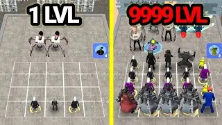 MAX LEVEL Merge Master Zombie Evolution Battle Gameplay (46-50) @AGMB @androkinegaming