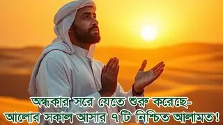 অন্ধকার সরে যেতে শুরু করেছে—আলোর সকাল আসার ৭টি নিশ্চিত আলামত! Darkness Fades: 7 Clear Indicators.