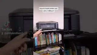How to install printer and add USB port
