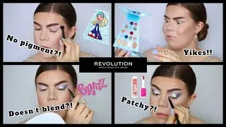NEW Makeup Revolution x Bratz Doll Cloe Eyeshadow Palette Review & First Impressions Makeup Tutorial