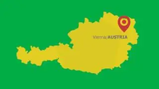 Austria Map Green Screen
