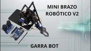 🤖 Brazo Rob&oacute;tico V2 con Bluetooth + Joystick | Control desde Celular