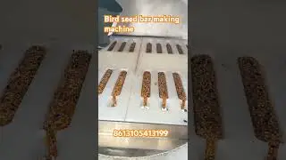 Bird seed bar making machine #machine #petmachine #foodmachine