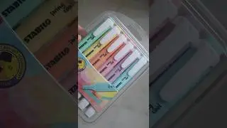 Stabilo swing cool pastel highlighters (set of 6) | Bullet journal week planner 2.3