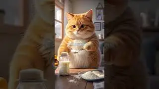 Brave Golden Cat Rescues a Baby #animation #shorts #ytshorts #fyp #viral #cat #baby #cartoon #happy