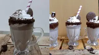 Oreo Thick Shake Recipe | Cafe Style Oreo Thick Shake | How To Make Thick Shakes At Home |