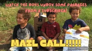 Mail call! Unboxing some gifts from a subscriber!