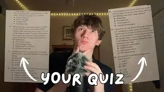 [ASMR] Короткий психологический тест, который поможет расслабить ваш мозг! 🧠 (Скрежет микрофона/Ш...