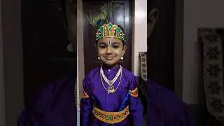 Krishna Jayanthi makeup for 5 Year Old Boy|Krishna Decoration|Krishna Makeup |Krishna Janmashtami
