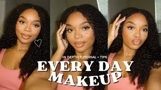EVERY DAY MAKEUP TUTORIAL FOR BEGINNERS | FT. NYX PRO FIX CONCEALER!! IN DEPTH SOFT MAKEUP + TIPS