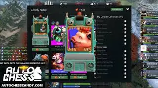 Unboxing 10 Couriers in DOTA AUTO CHESS - Gacha - Candy Giveaway