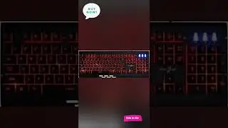 Redgear Blaze Semi-Mechanical wired Gaming keyboard with 3 colour backlit, full aluminium body