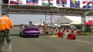Opel Calibra Turbo vs Opel Kadett - training drive- Gorica -
